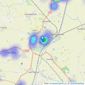Abbotts - Ely listings heatmap