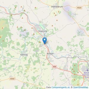 Aberdeen & Northern (Estates) Ltd - Inverurie listings heatmap
