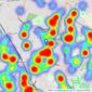 Alan de Maid - Orpington listings heatmap