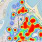 Andrew Craig - South Shields listings heatmap