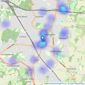 Andrews Estate Agents - Orpington listings heatmap