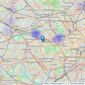 Armford Estates - W2 listings heatmap