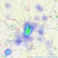 Bairstow Eves - Lincoln listings heatmap
