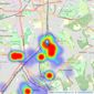 Barnard Marcus - Sanderstead listings heatmap