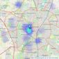 Berkley Estate & Letting Agents - Leicester listings heatmap