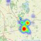 Burgin Atkinson - Retford listings heatmap