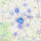 Carter Jonas - Harrogate listings heatmap