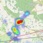 Charlton Grace - Hartley Wintney listings heatmap
