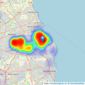 Conway Christie - South Tyneside listings heatmap