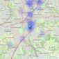 Cornerstone Estate Agents - Croydon listings heatmap