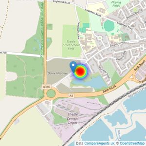 Croudace Homes listings heatmap