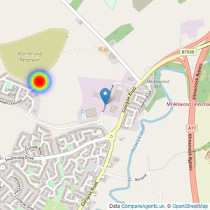 David Wilson Homes listings heatmap