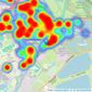 Dexters - Sunbury listings heatmap