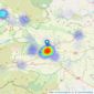 George F.White - Barnard Castle listings heatmap