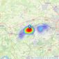 Gilmore Estates - Prudhoe listings heatmap