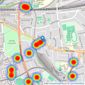 Go View London - Ealing listings heatmap