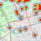 Goodfellows - Cheam Village listings heatmap