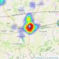 Green & Co - Wantage listings heatmap