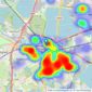 Gregory Brown - Staines listings heatmap