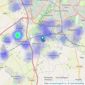 haart - covering Blaby listings heatmap