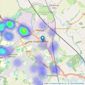 haart - covering Loughborough listings heatmap