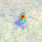 haart - Orpington listings heatmap