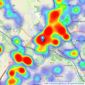 Hardisty & Co - Horsforth listings heatmap