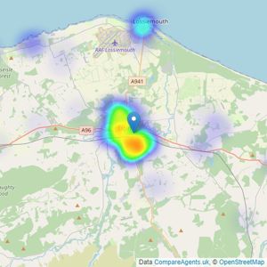Harper Macleod - Elgin listings heatmap