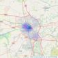 Hazelwells - Preston listings heatmap