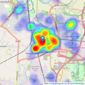 Holdens Estate Agents - Lostock Hall listings heatmap