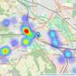 Hoskins Morgan - Cardiff listings heatmap