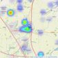 Howkins & Harrison LLP - Lutterworth listings heatmap