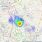 John German - Loughborough listings heatmap