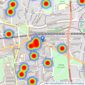 Kinleigh Folkard & Hayward - Sales - Ealing listings heatmap