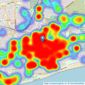 Lawson Rose - Southsea listings heatmap
