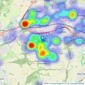 Linley & Simpson - Pudsey listings heatmap