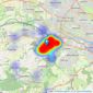 Living Local - Blaydon listings heatmap
