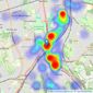 Loft Estate Agents - Purley listings heatmap