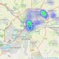Lovelle Estate Agency - Lincoln listings heatmap