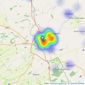 Lovelle Estate Agency - Louth listings heatmap