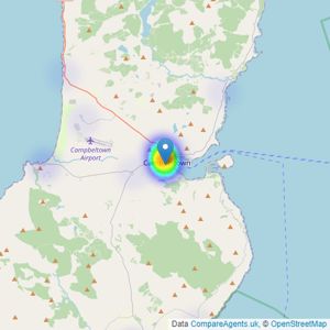 Mactaggart Property - Campbeltown listings heatmap