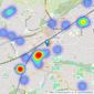 Manners Residential Limited - Woking listings heatmap