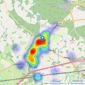 McCarthy Holden - Hartley Wintney listings heatmap