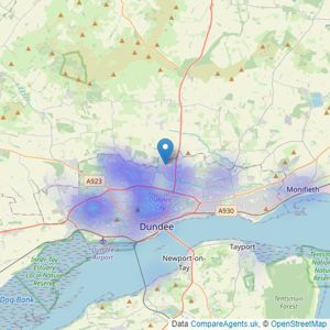 McIntyre Properties - Dundee listings heatmap
