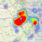 Mr Homes Sales and Lettings - Cardiff listings heatmap