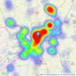 Mundys - Lincoln listings heatmap