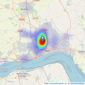 Neil Kaye Estate Agents - Hull listings heatmap