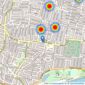 New Era Estate Agents - Southsea listings heatmap