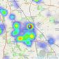 Newton Fallowell - Loughborough listings heatmap