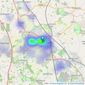 Nick Humphreys - Loughborough listings heatmap